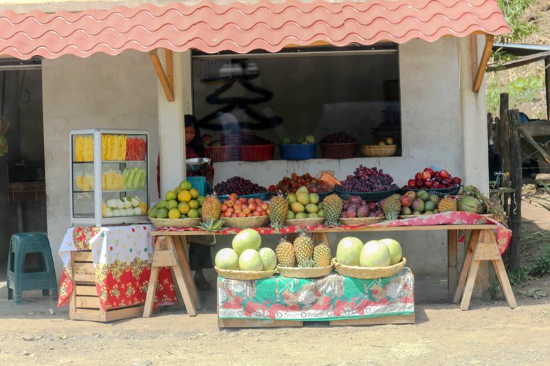 Verkausbude unterwegs